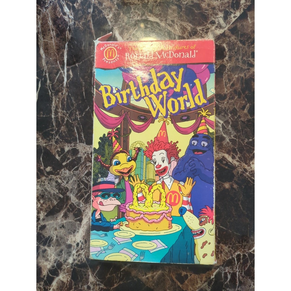 RARE Vintage 2001 The Wacky Adventures of Ronald McDonalds Video 4